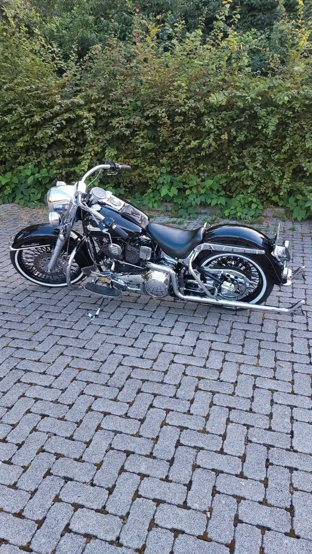 Harley-Davidson Heritage Softail Negru - 1