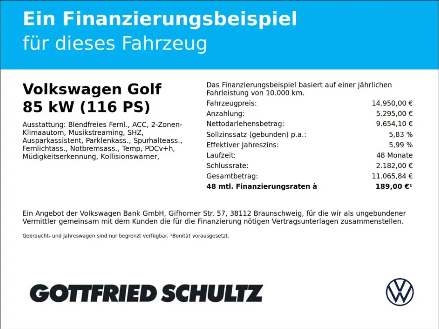Volkswagen Golf IQ.DRIVE 1.0 TSI Klima ACC Parkpilot Gris - 2