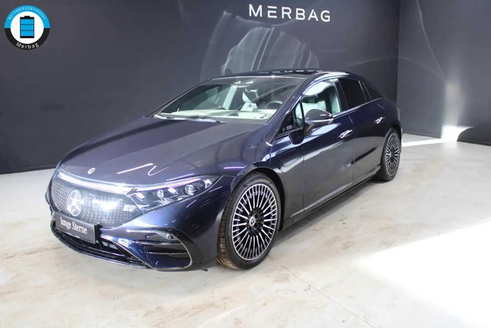 Mercedes-Benz EQS *500 4M AMG Night Pano Burm Head Premium+ Blau - 2