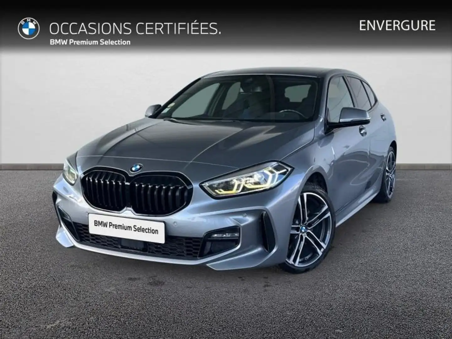 BMW 118 118dA 150ch M Sport Gris - 1