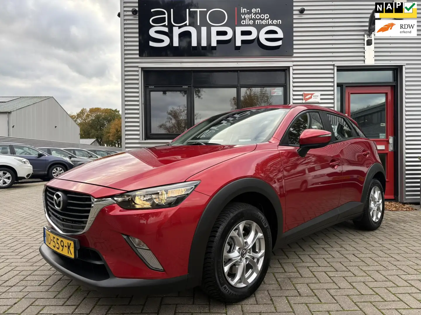 Mazda CX-3 2.0 SkyActiv-G 120 TS -AUTO AIRCO-TREKHAAK-CRUISEC Rood - 1