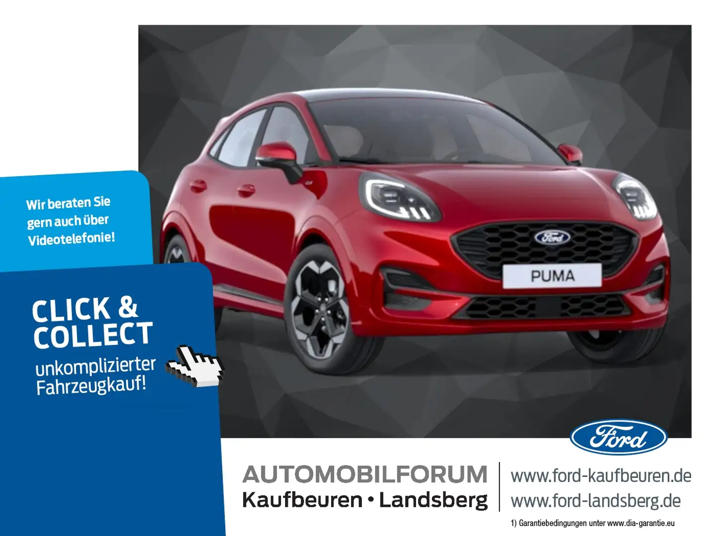 Ford Puma ST-LINE X MHEV | NAVI | LED | PANO | AUTOMATIK Rood - 1