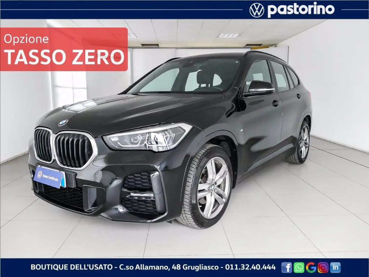 BMW X1 SDRIVE16D MSPORT 115CV Nero - 1