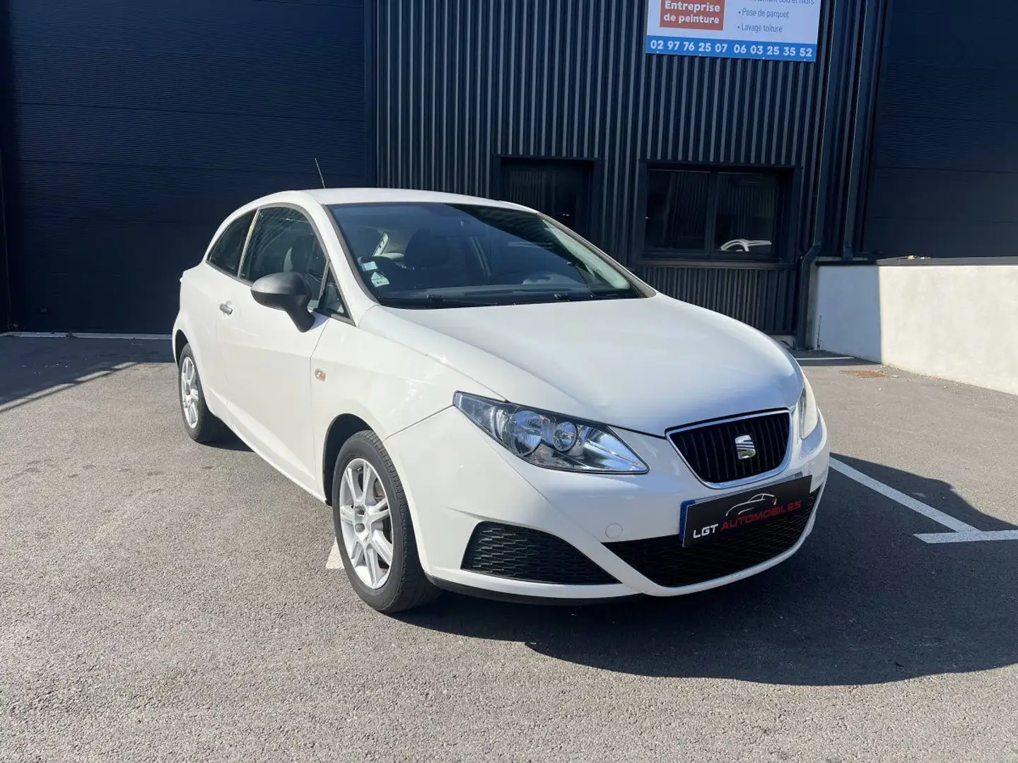 SEAT Ibiza IV 1.2 TDI75 FAP E-Ecomotive 3p Blanc - 2