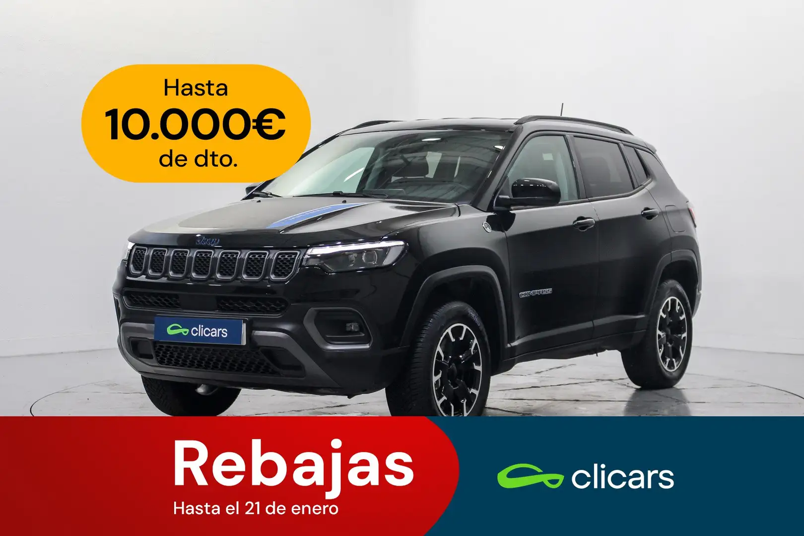 Jeep Compass 1.3 PHEV Trailhawk EAWD Aut. 240 Noir - 1