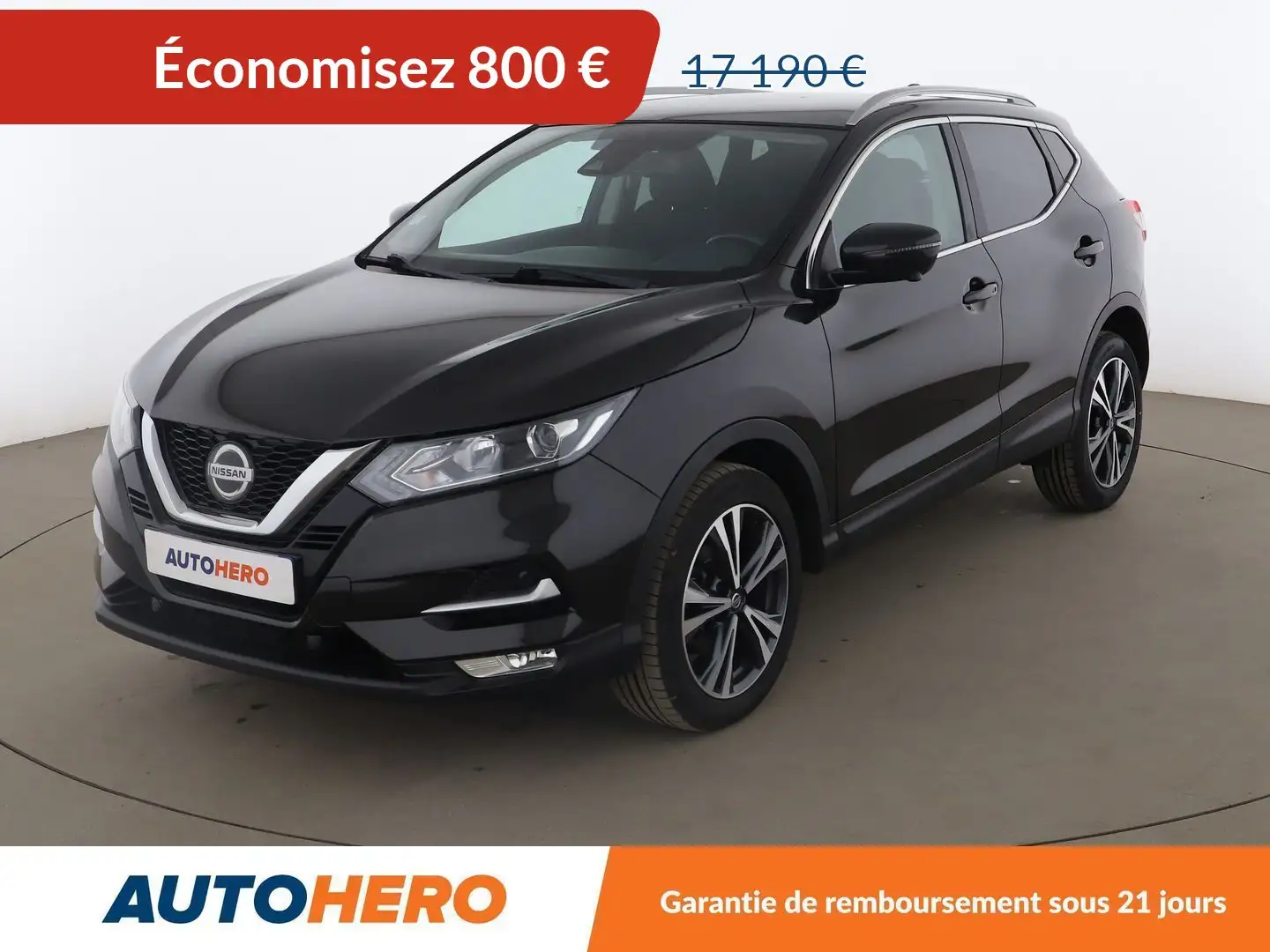 Nissan Qashqai 1.5 dCi N-Connecta DCT7 Noir - 1