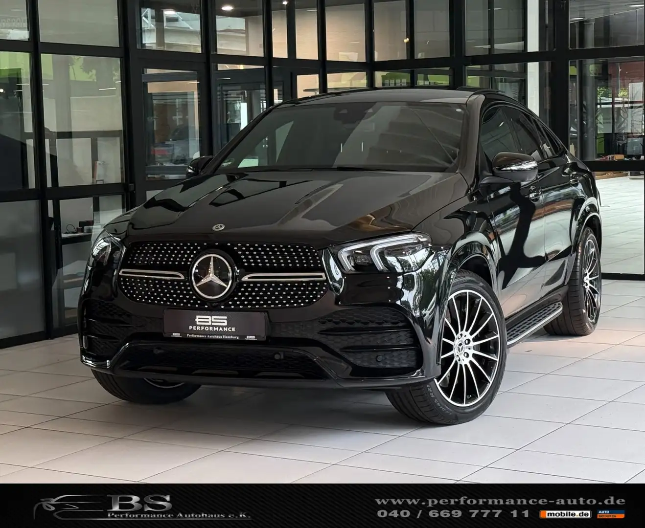 Mercedes-Benz GLE 400 d 4M. COUPE |AMG-LINE|NIGHT|ACC|PANO|360° Noir - 1