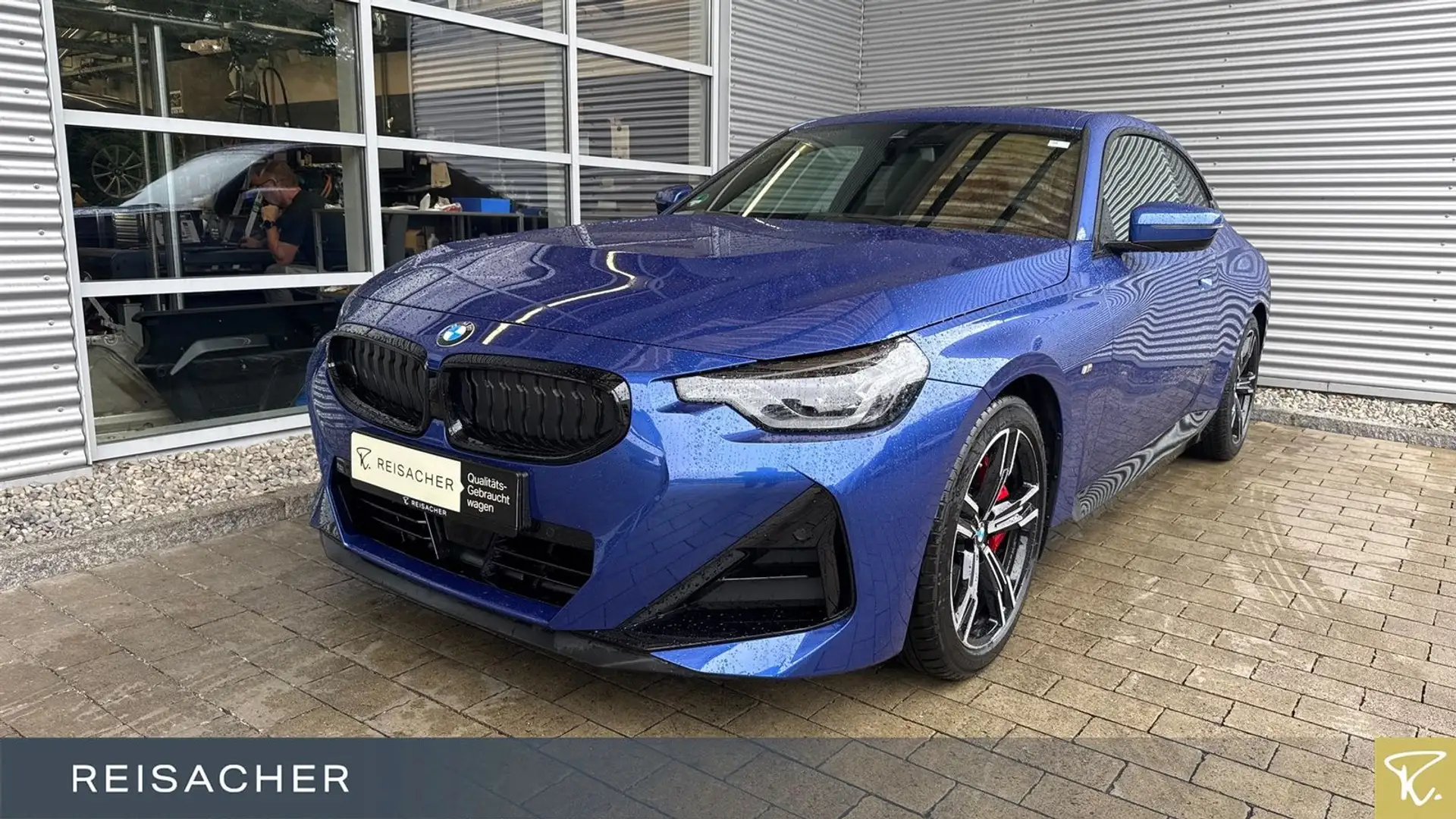 BMW 220 dA Coupé M-Sport PRO Navi adLED 18"LM DAB Blau - 1