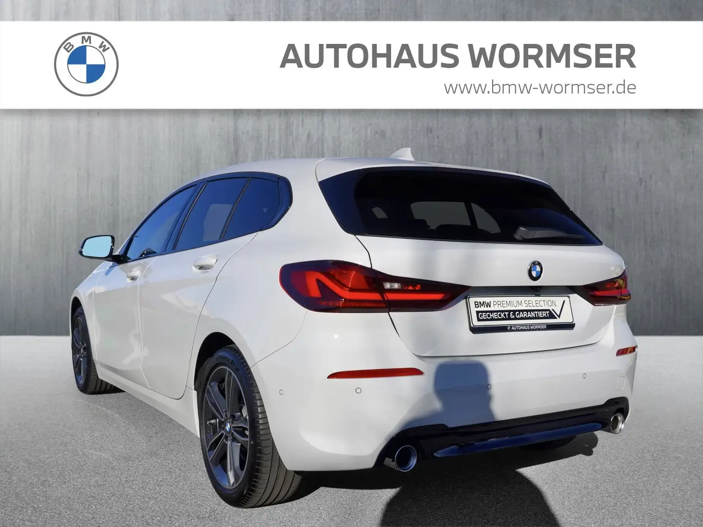 BMW 118 d Hatch Sport Line HK HiFi DAB LED WLAN Shz Weiß - 2