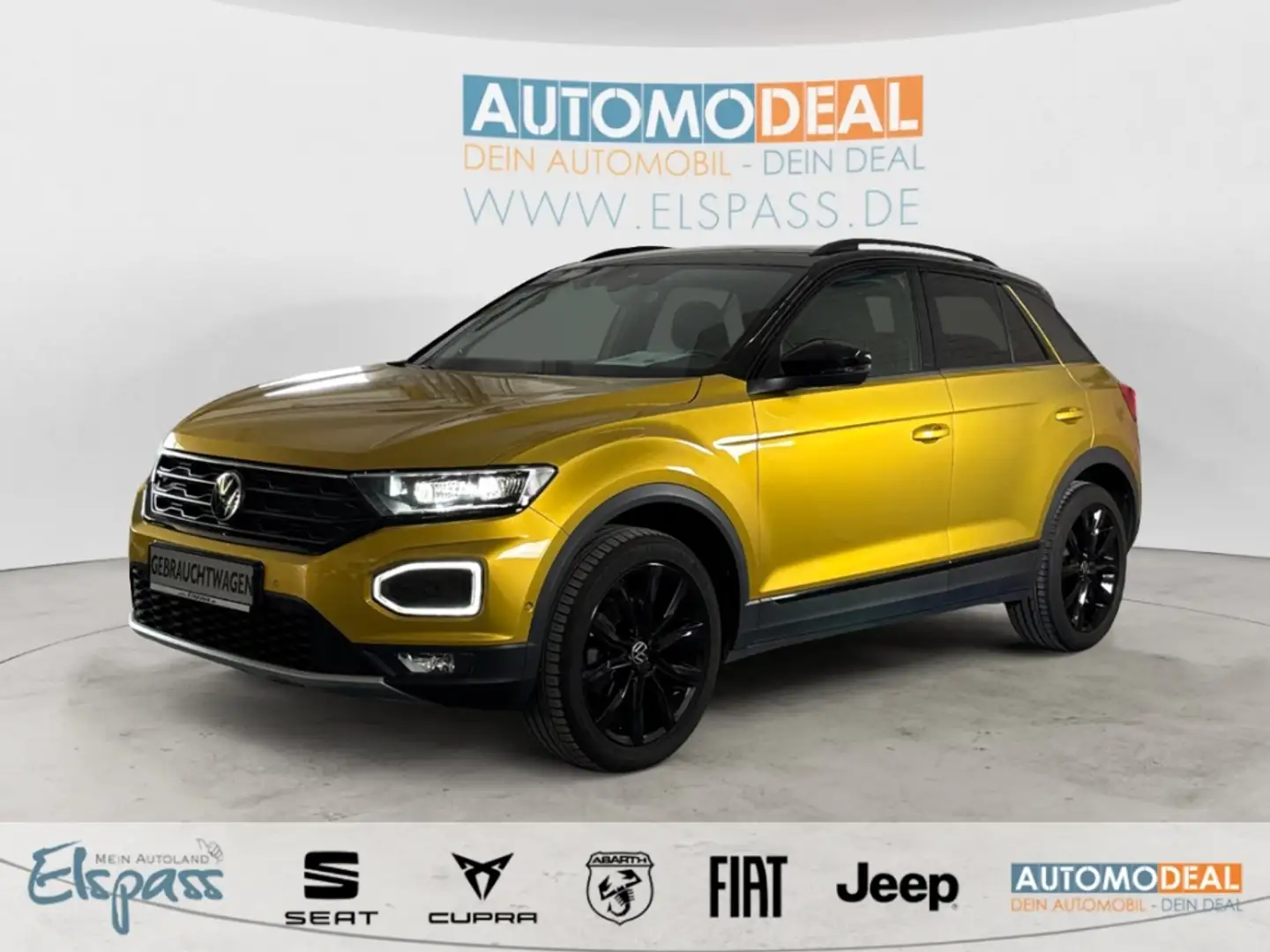 Volkswagen T-Roc Style AUTOMATIK NAV LED DIG-DISPLAY KAMERA EL.HECK Gelb - 1