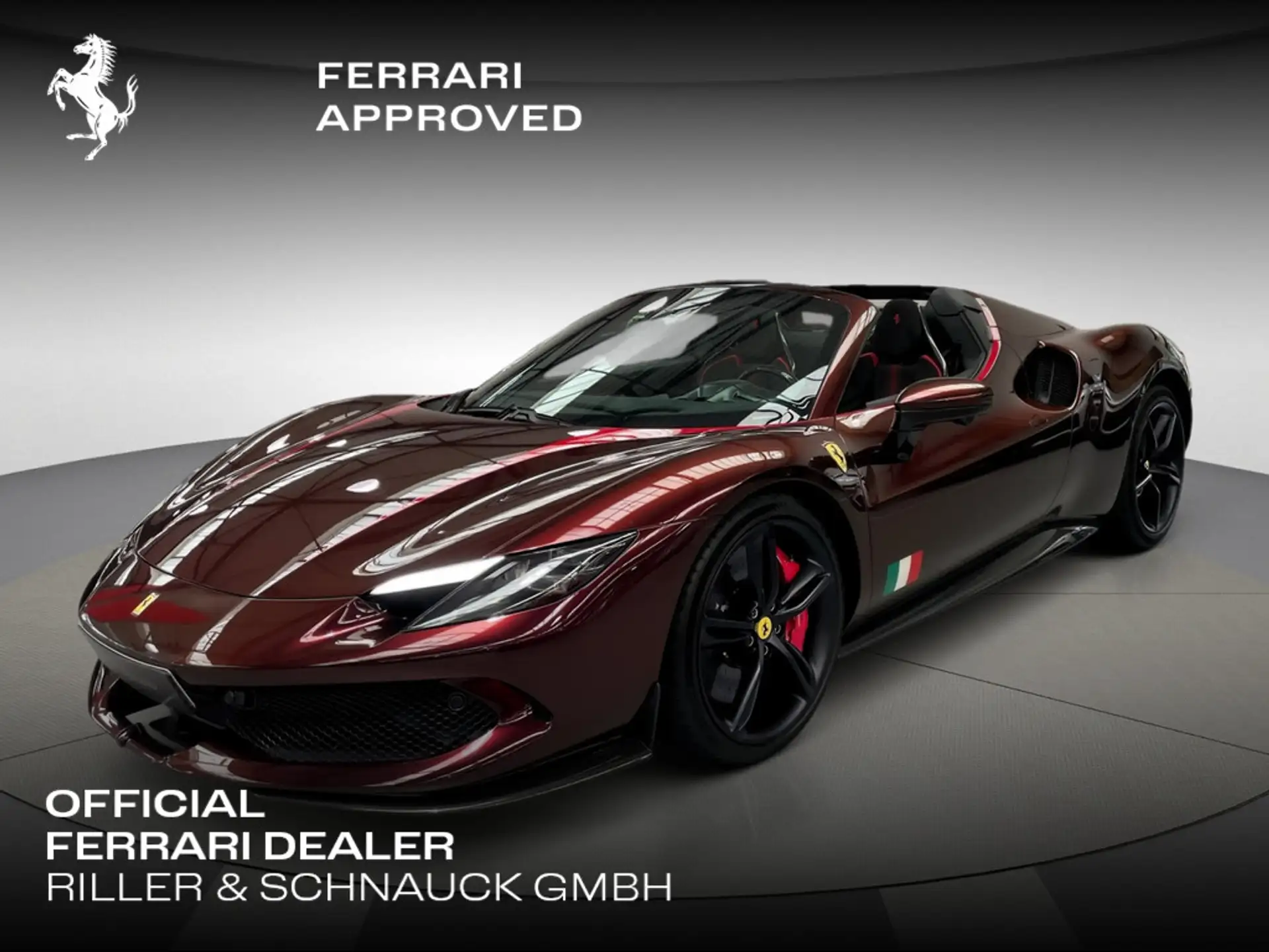 페라리 296 GTS 2024 버건디 사진 1