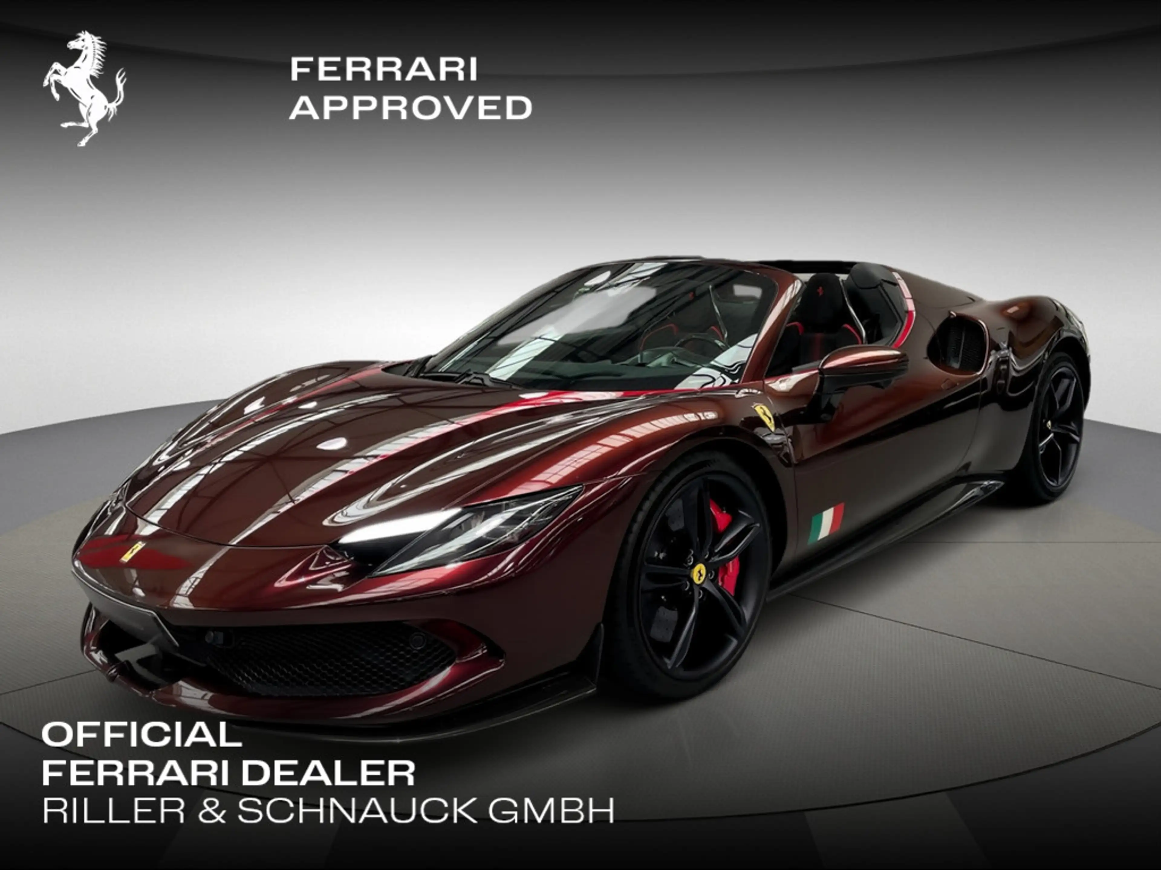 Ferrari 296 GTS Spider TM Rosso Taormina/ FULL CARBON
