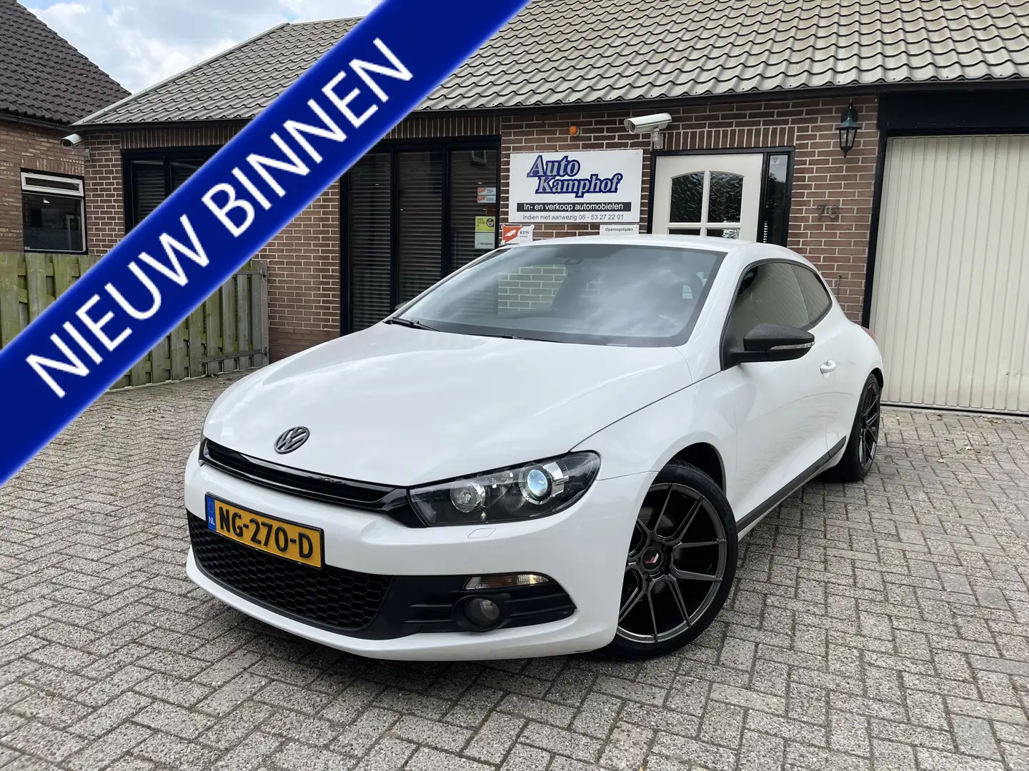 Volkswagen Scirocco 2.0 TSI Highline Plus Leer Xenon Wit - 1