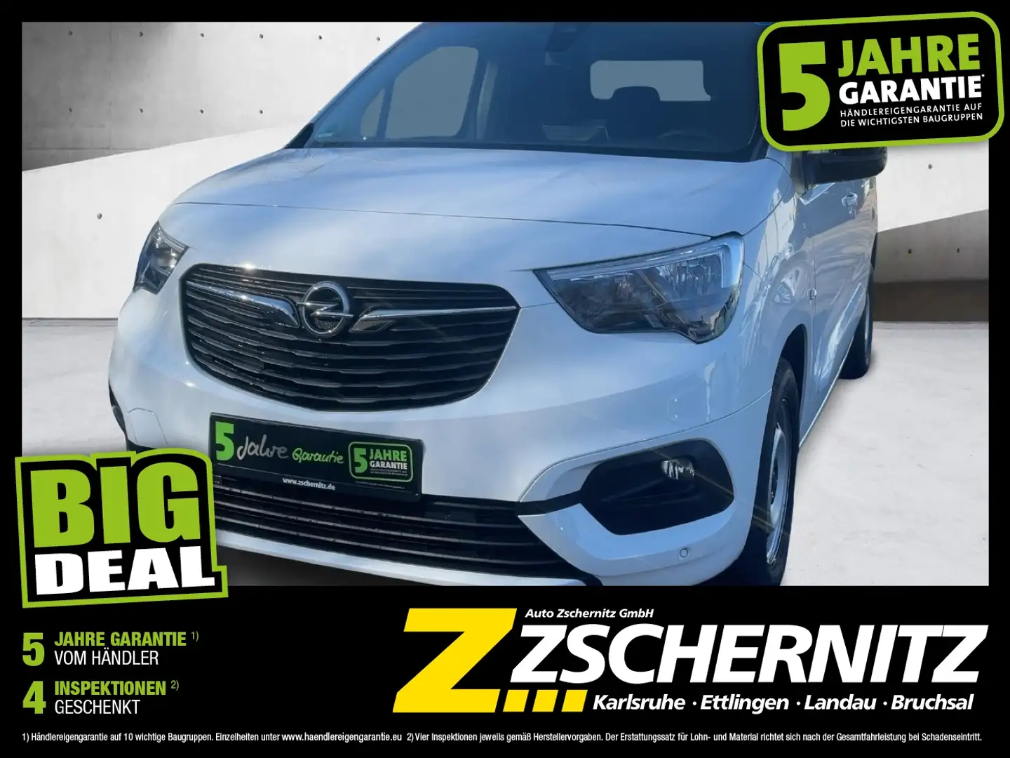 Opel Combo E Cargo 1.5 D Edition erhöhte Nutzlast XL Weiß - 1