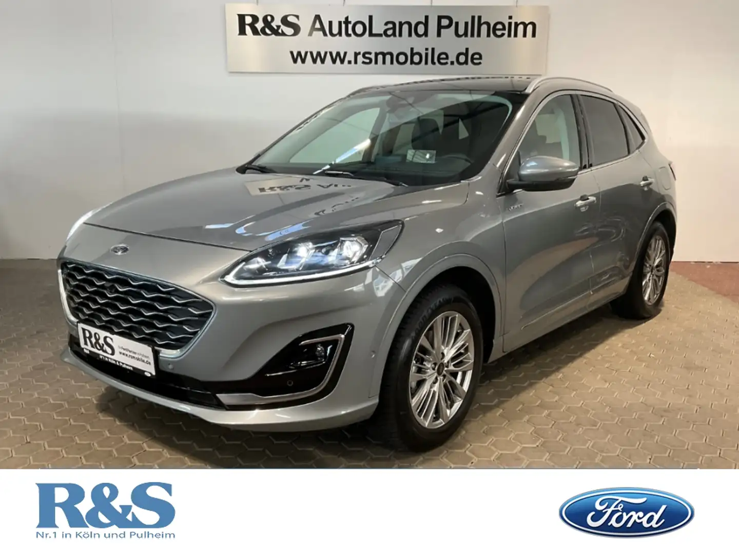 Ford Kuga Vignale FHEV AWD+elek.AHK+Pano+LED+B&O+Navi Argent - 1