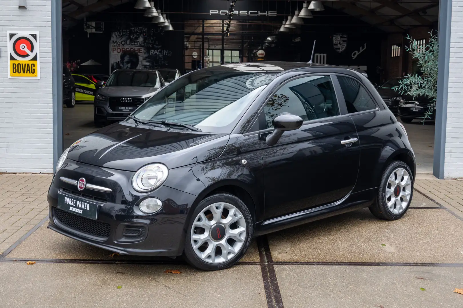 Fiat 500 0.9 TwinAir Turbo 500S *A/C | Bluetooth | Lichtmet Zwart - 1