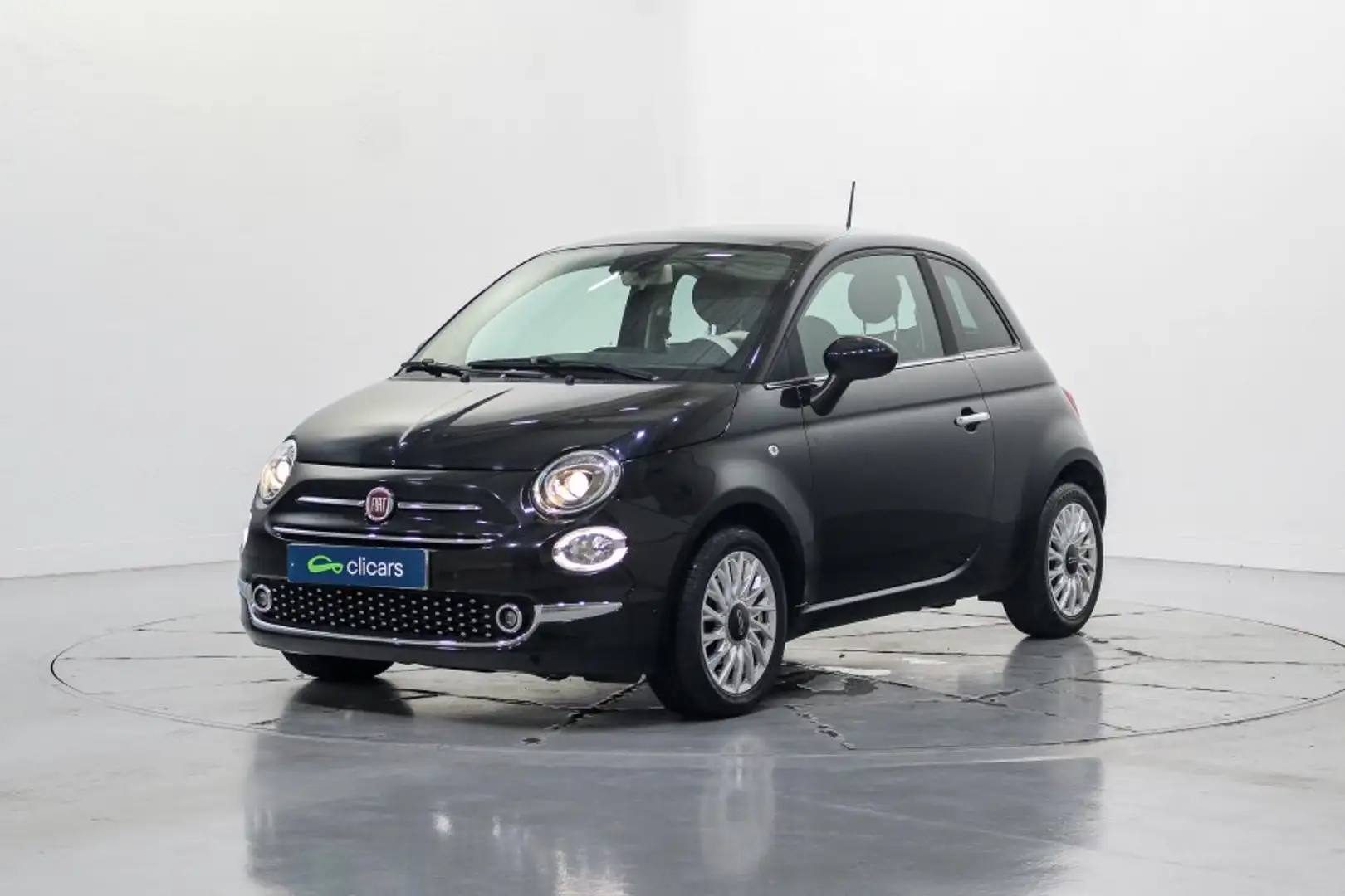 Fiat 500 1.0 Hybrid Monotrim 52kW Nero - 1