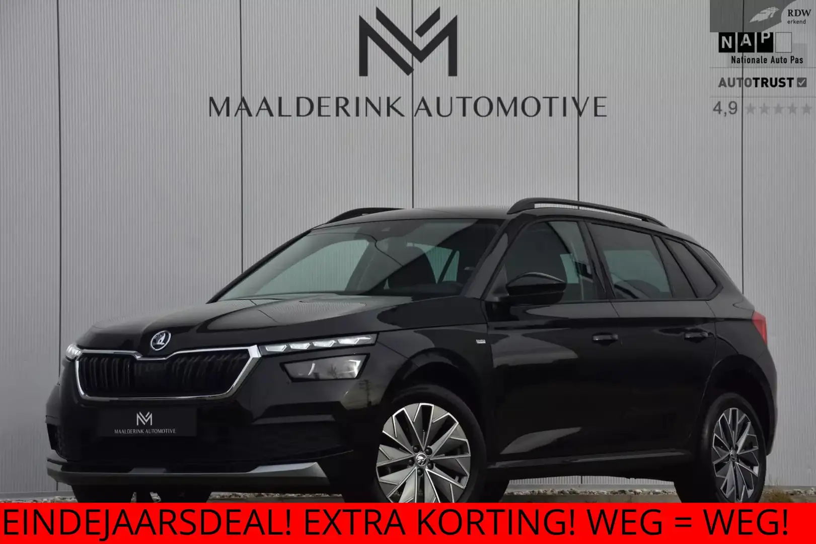 Skoda Kamiq 1.0 TSI Automaat Sport Business Digitale cockpit, Zwart - 1