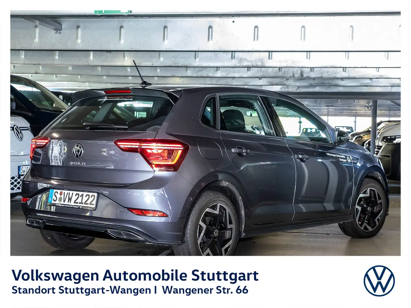 Volkswagen Polo R-Line 1.0 TSI DSG Navi Kamera ACC LED SHZ Grau - 2