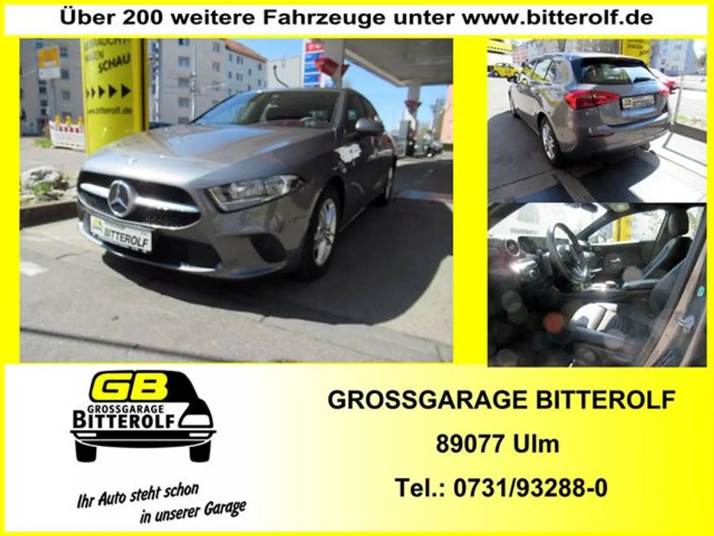 Mercedes-Benz A 180 d 7G-DCT Style Navi/SHZ/RFK/Tempo Grau - 1