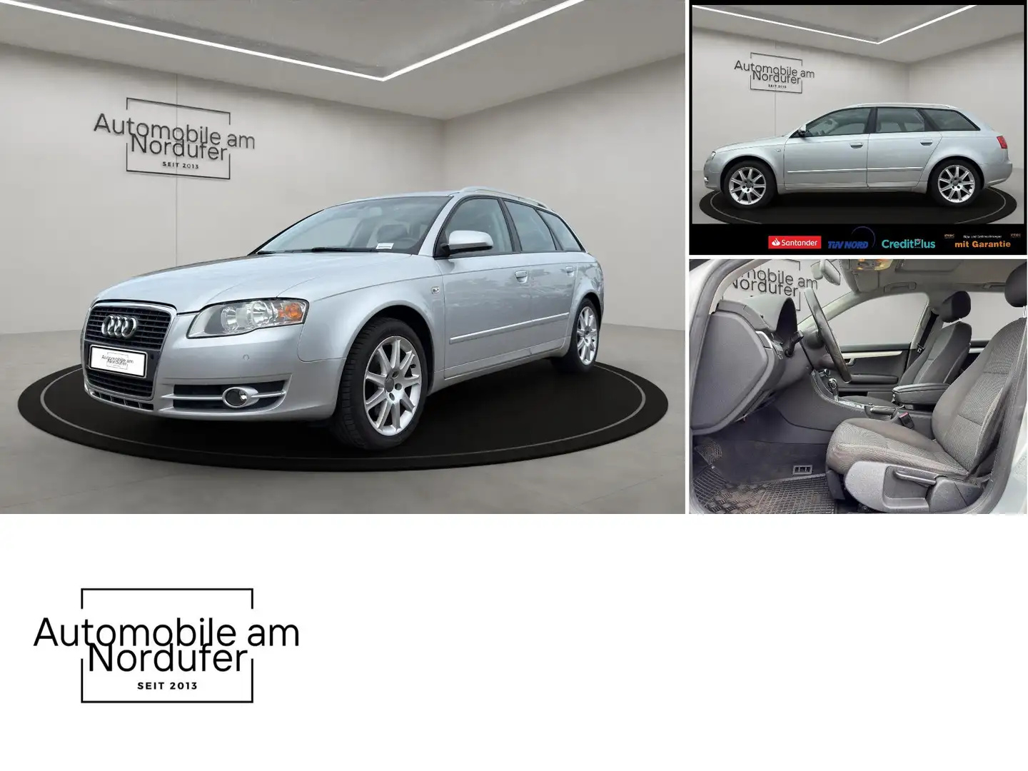 Audi A4 1.8 T Aut.-Navi-Zahnriemen bei 93Tkm-Schiebedach Grau - 2