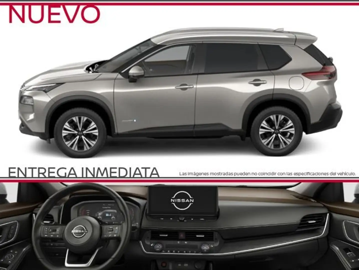 Nissan X-Trail 5pl 1.5T VC 120kW MHEV 4x2 N-Connecta Plateado - 1