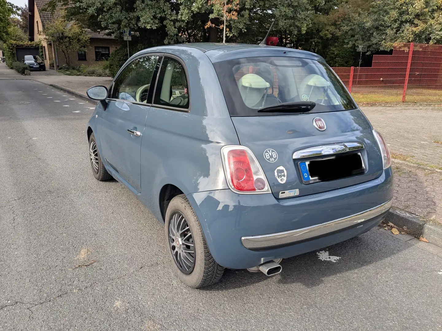 Fiat 500 Lounge Blau - 1