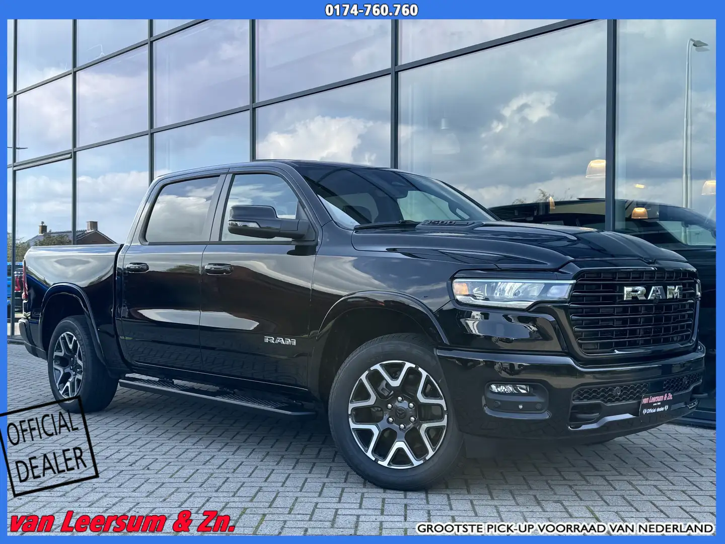 Dodge RAM Laramie Sport Hurricane | Pano | Alpine | Achterui Zwart - 1