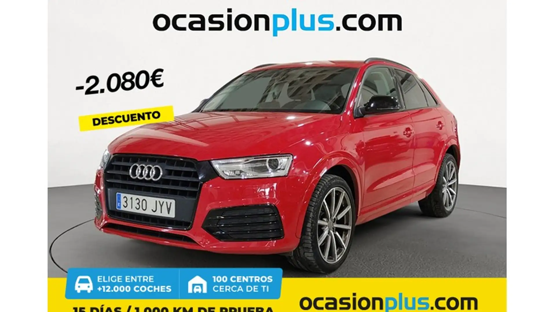 Audi Q3 2.0TDI Black line edition S tronic 110kW Rojo - 1