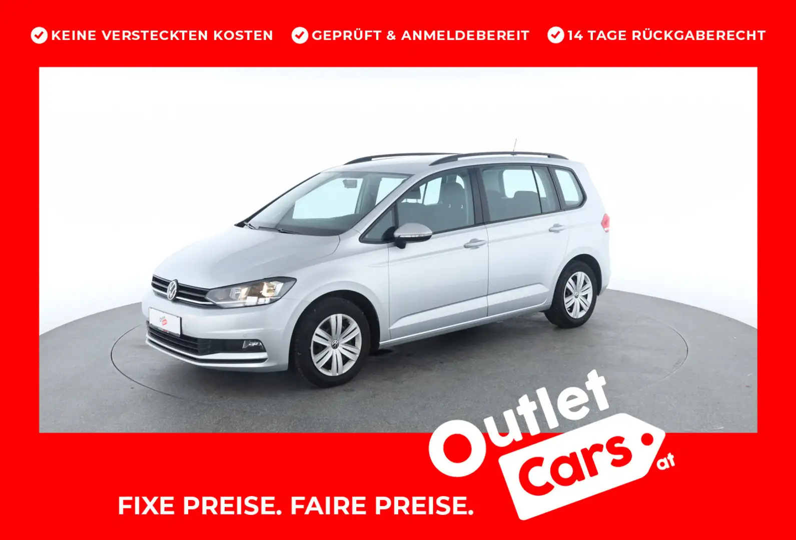 Volkswagen Touran TDI Zilver - 1