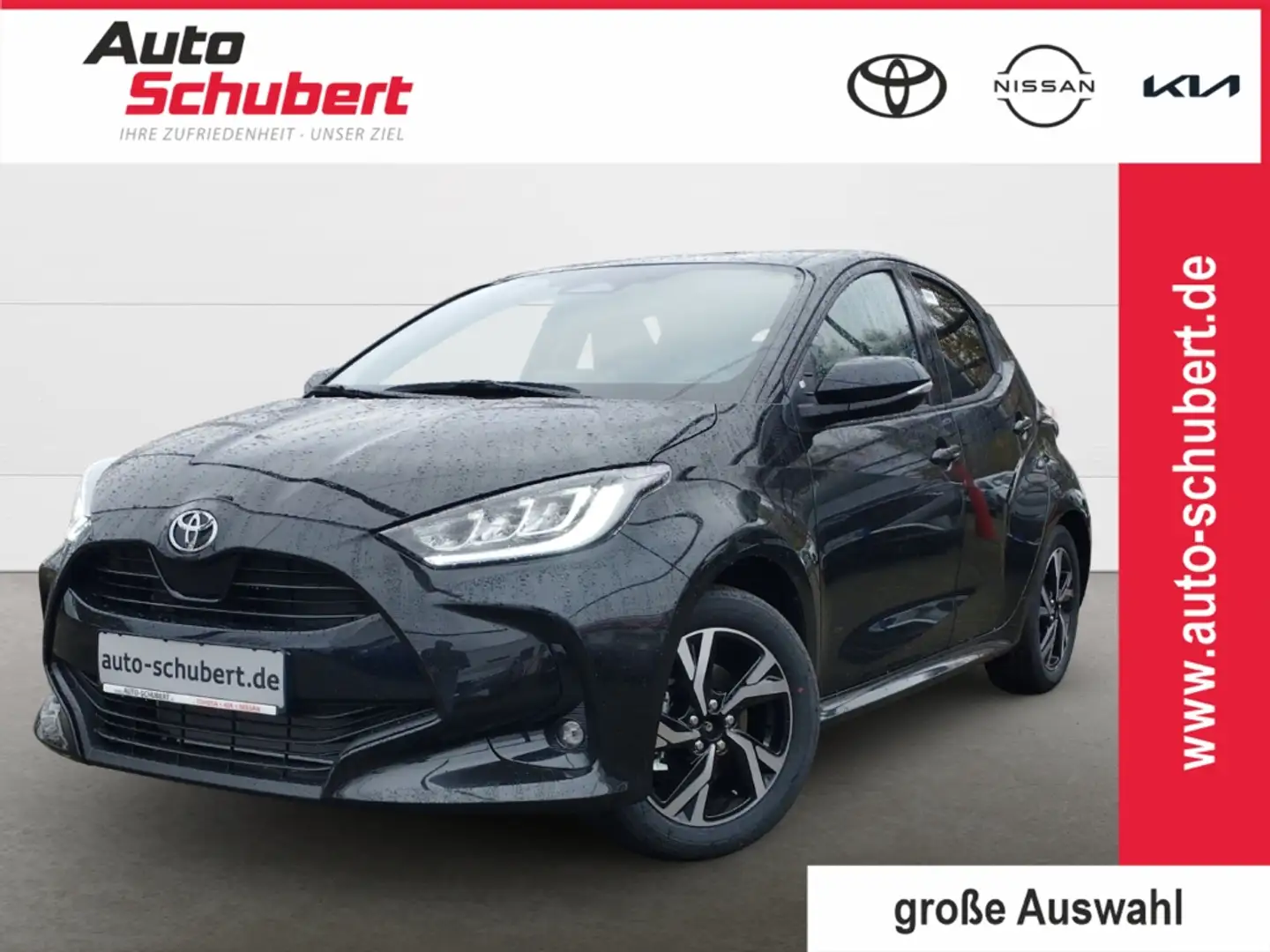 Toyota Yaris 1,5 l Team D LED Apple CarPlay Android Auto Klimaa Schwarz - 1