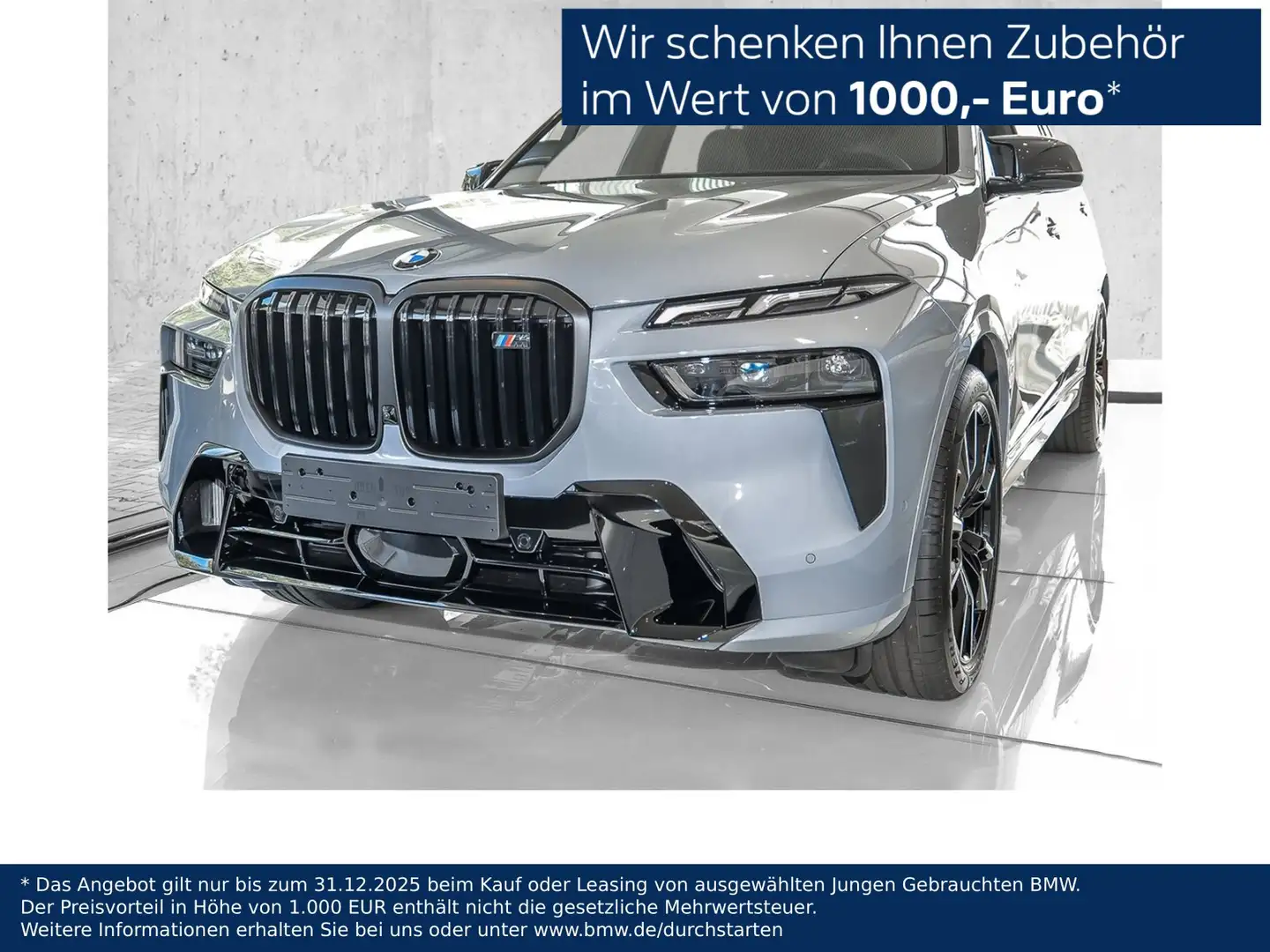 BMW X7 M 60i 22" M-Sport Pro AHK HuD 360° Autobahnassistent Gris - 1