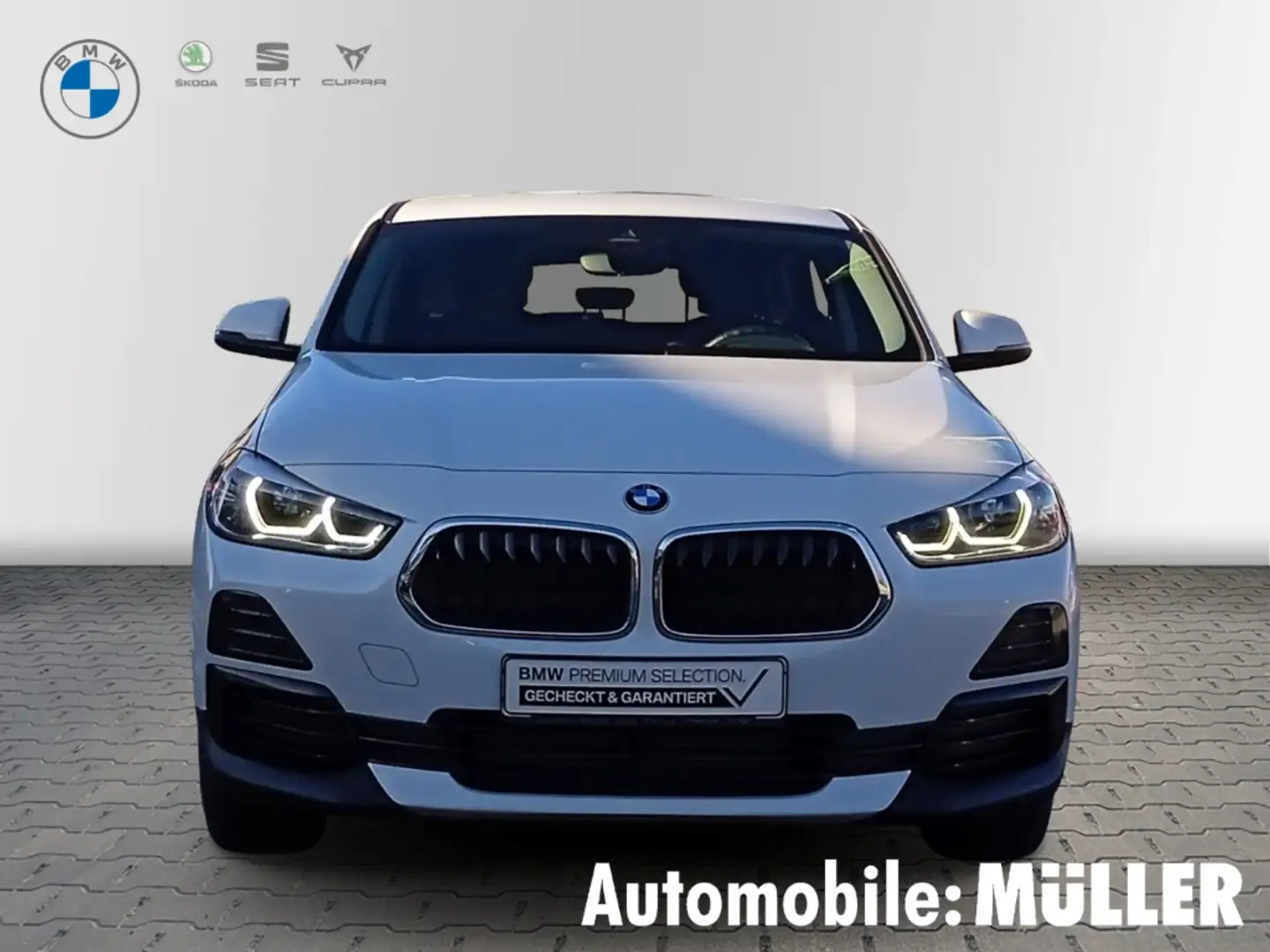 BMW X2 18 d AHK-abnehmbar Navi LED Fahrerprofil DAB SHZ K Weiß - 2