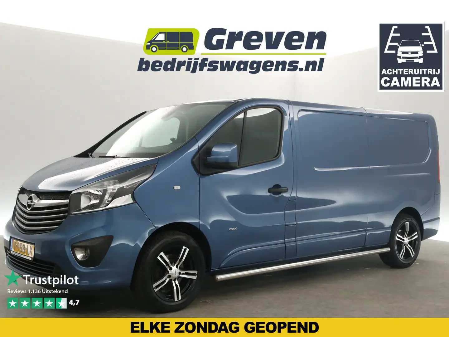Opel Vivaro 1.6 CDTI L2H1 | APK tot 26-03-2025 | Airco Camera Blauw - 1