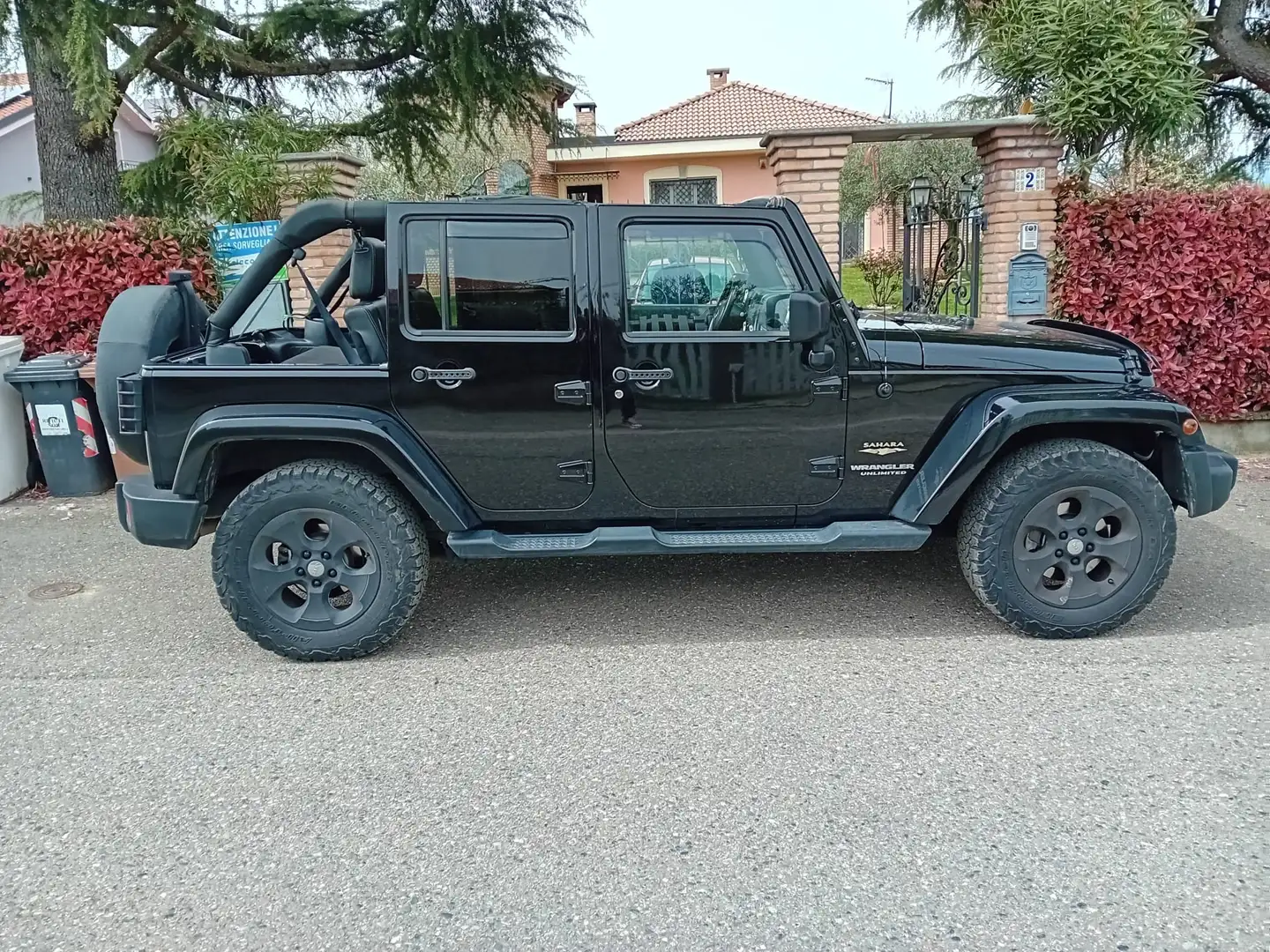 Jeep Wrangler Wrangler Unlimited 2.8 crd Sahara auto E5+ Nero - 1