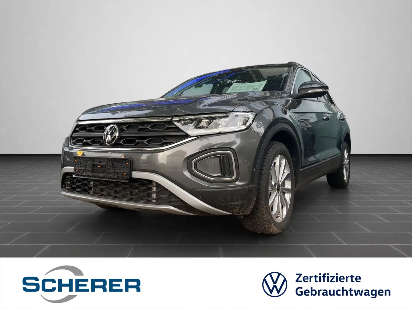 Volkswagen T-Roc Life 1.5 TSI DSG ACC LED NAVI RFK SHZ Gris - 1