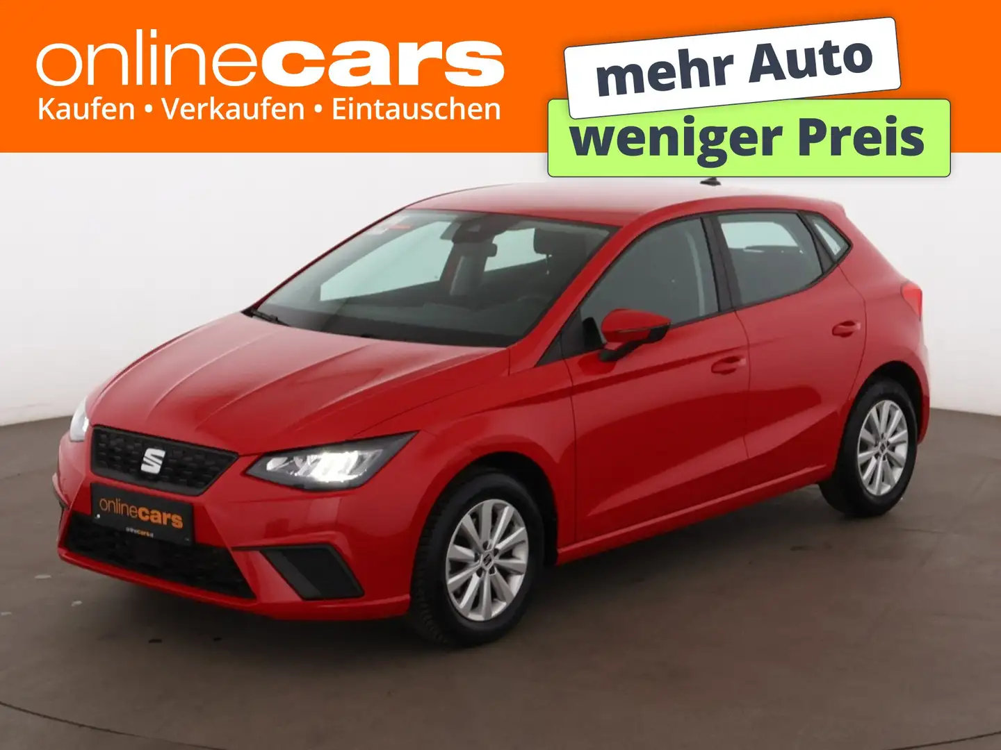 SEAT Ibiza 1.0 TSI Style LED ASSIST TEMPOMAT KLIMA Rot - 1