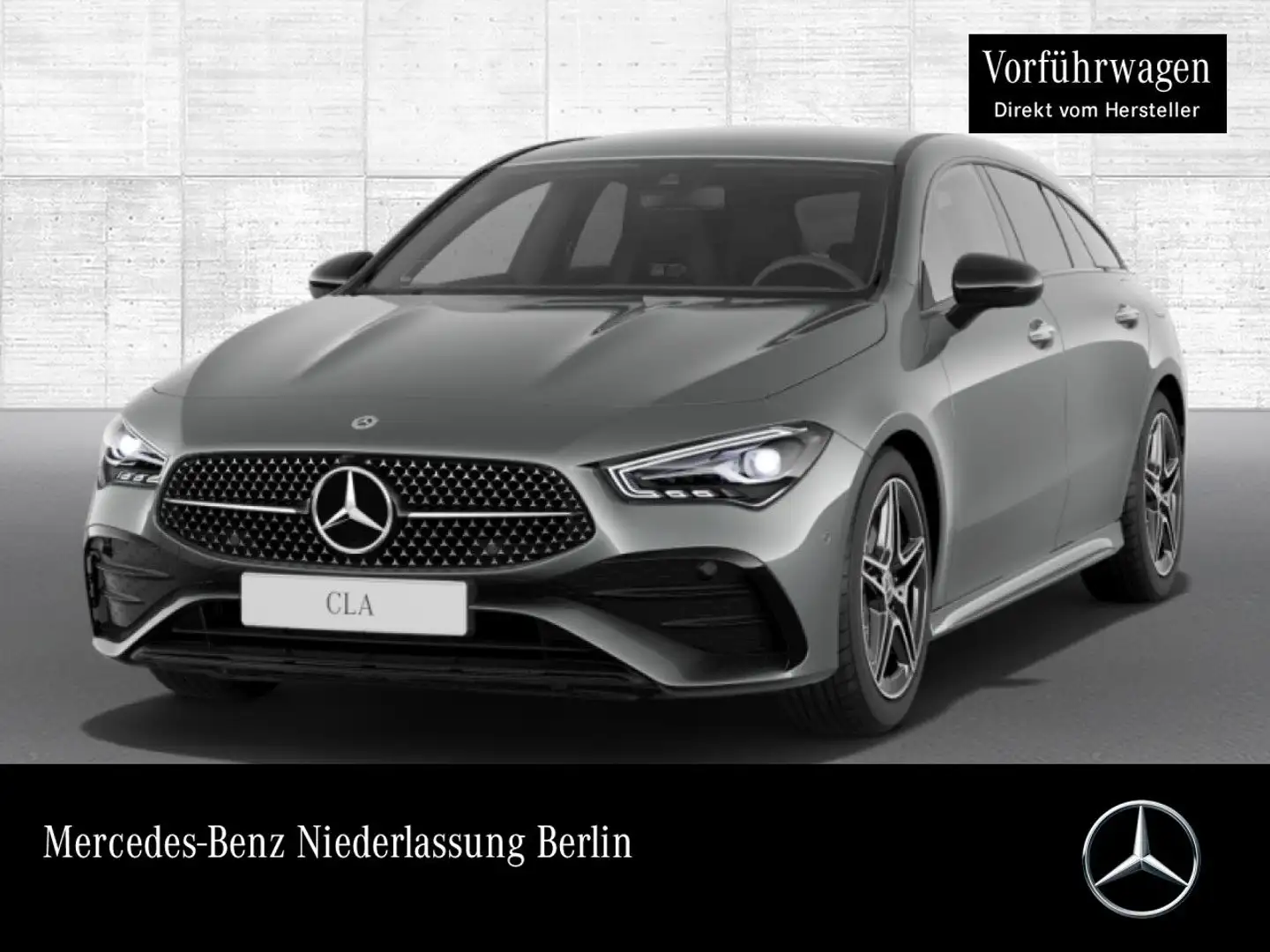 Mercedes-Benz CLA 200 d AMG+NIGHT+AHK+LED+BURMESTER+KAMERA+TOTW Grau - 1