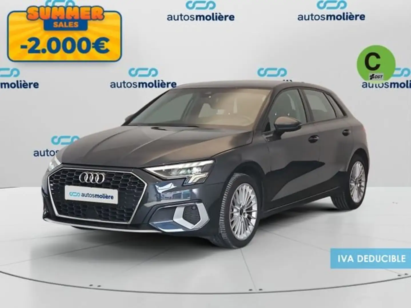Audi A3 Advanced+30+TDI+85+kW+%28116+CV%29 Gris - 1