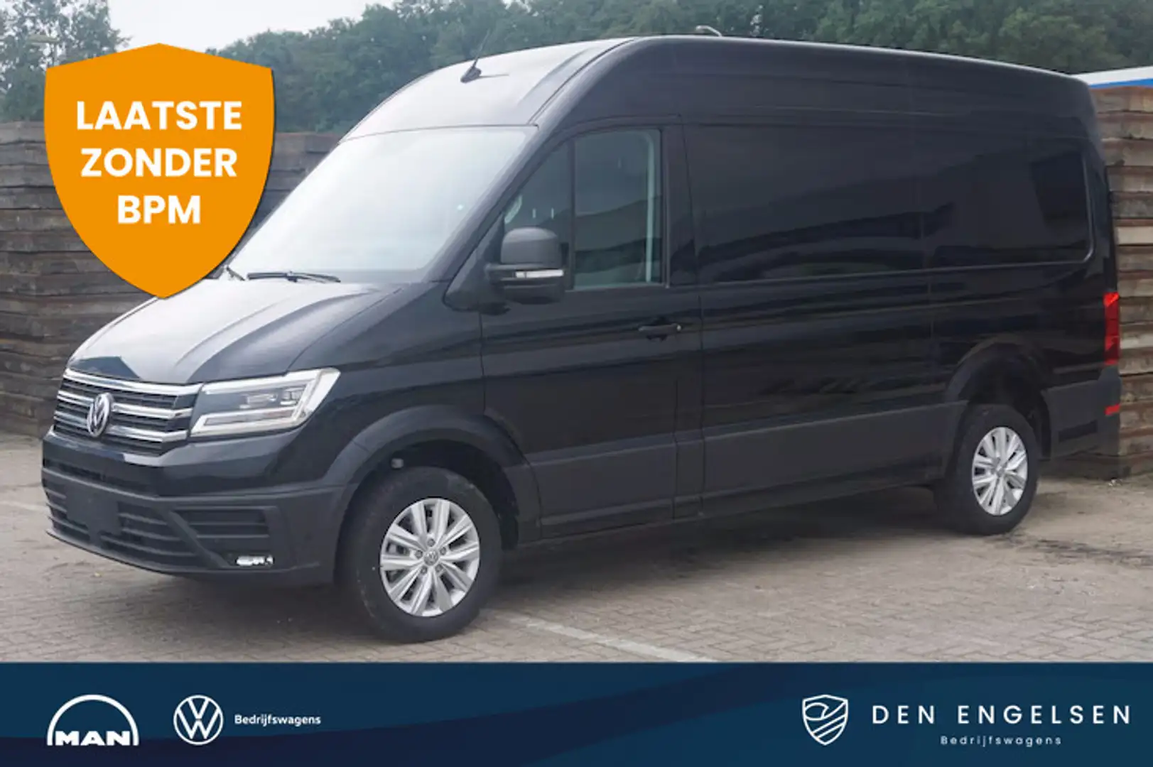 Volkswagen Crafter 35 2.0 TDI 177PK Automaat L3H3 Exclusive, Adaptive Zwart - 1