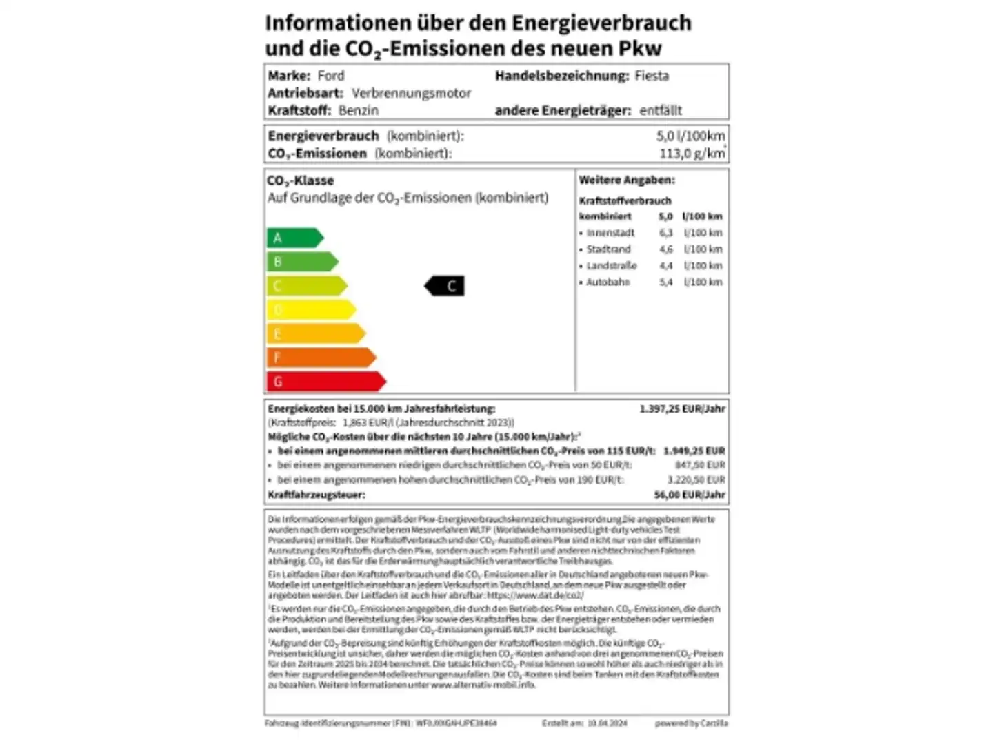 Ford Fiesta Titanium + Sitz-&Lenkradheizung+heizb.Frontscheibe Gris - 2