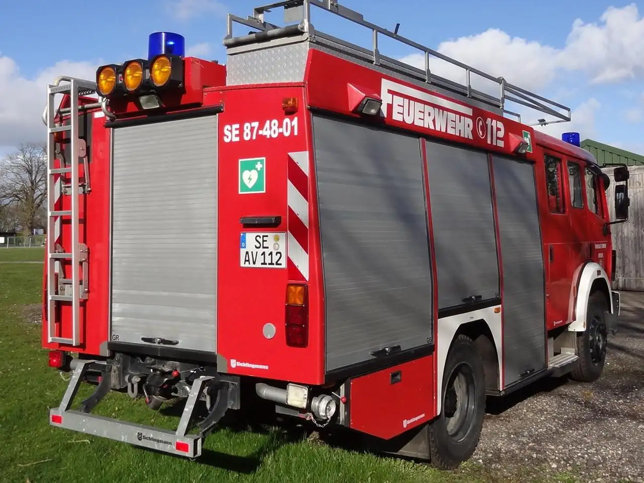 Mercedes-Benz 1224 Feuerwehr LF 16/12 Allrad 4x4 8+2 Sitze, foto 6