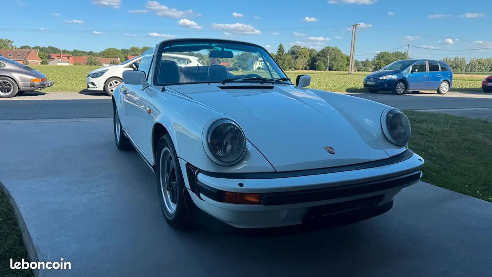 Porsche 911 SC 3.0 Cabriolet 2eme main Blanc - 2