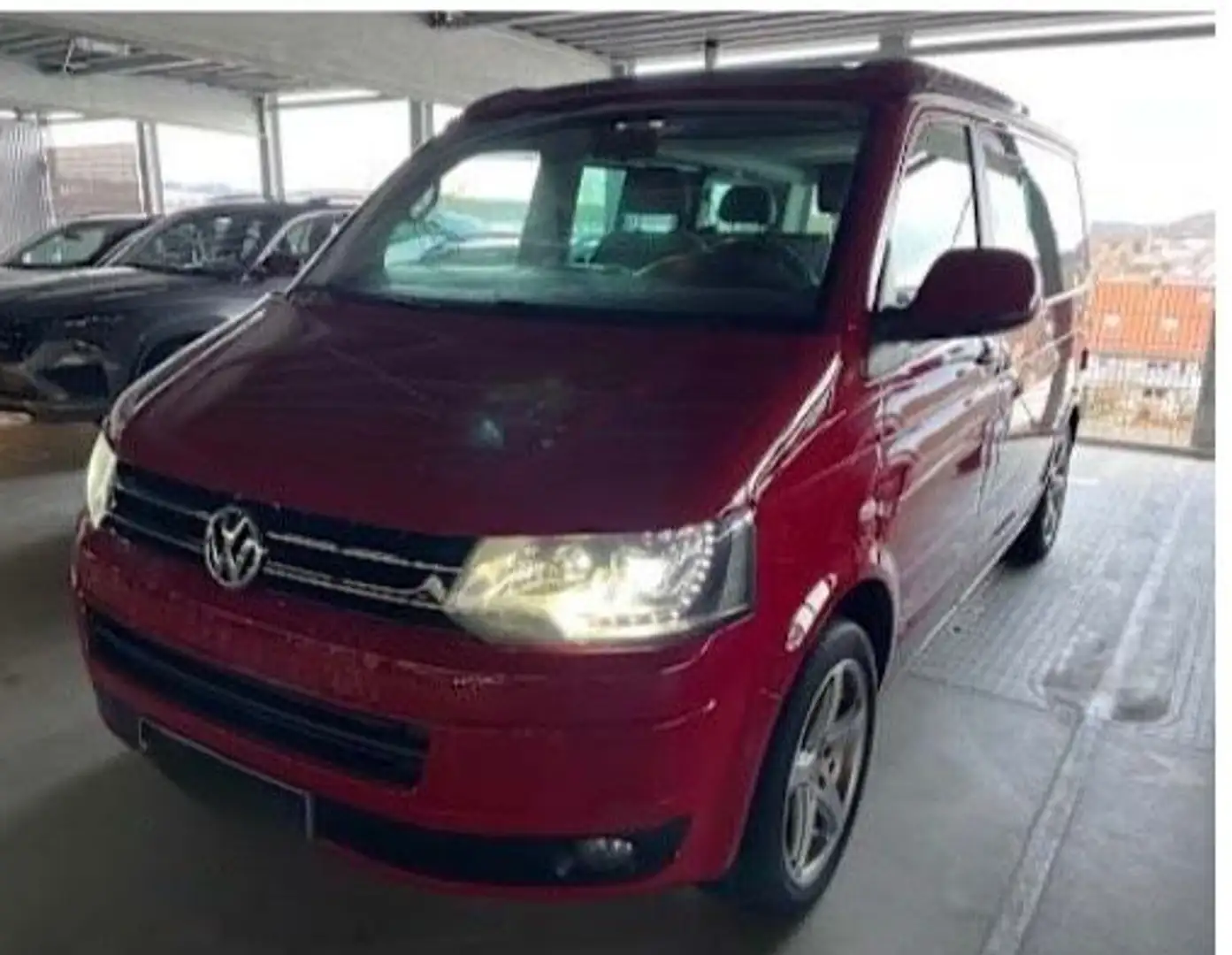 Volkswagen T5 California Beach Edition Aufstelldach Rot - 1
