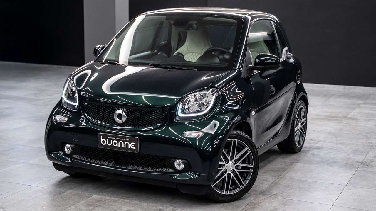 smart forTwo 0.9 T 90 CV GREEN BRITISH TWINAMIC PELLE KM CERT