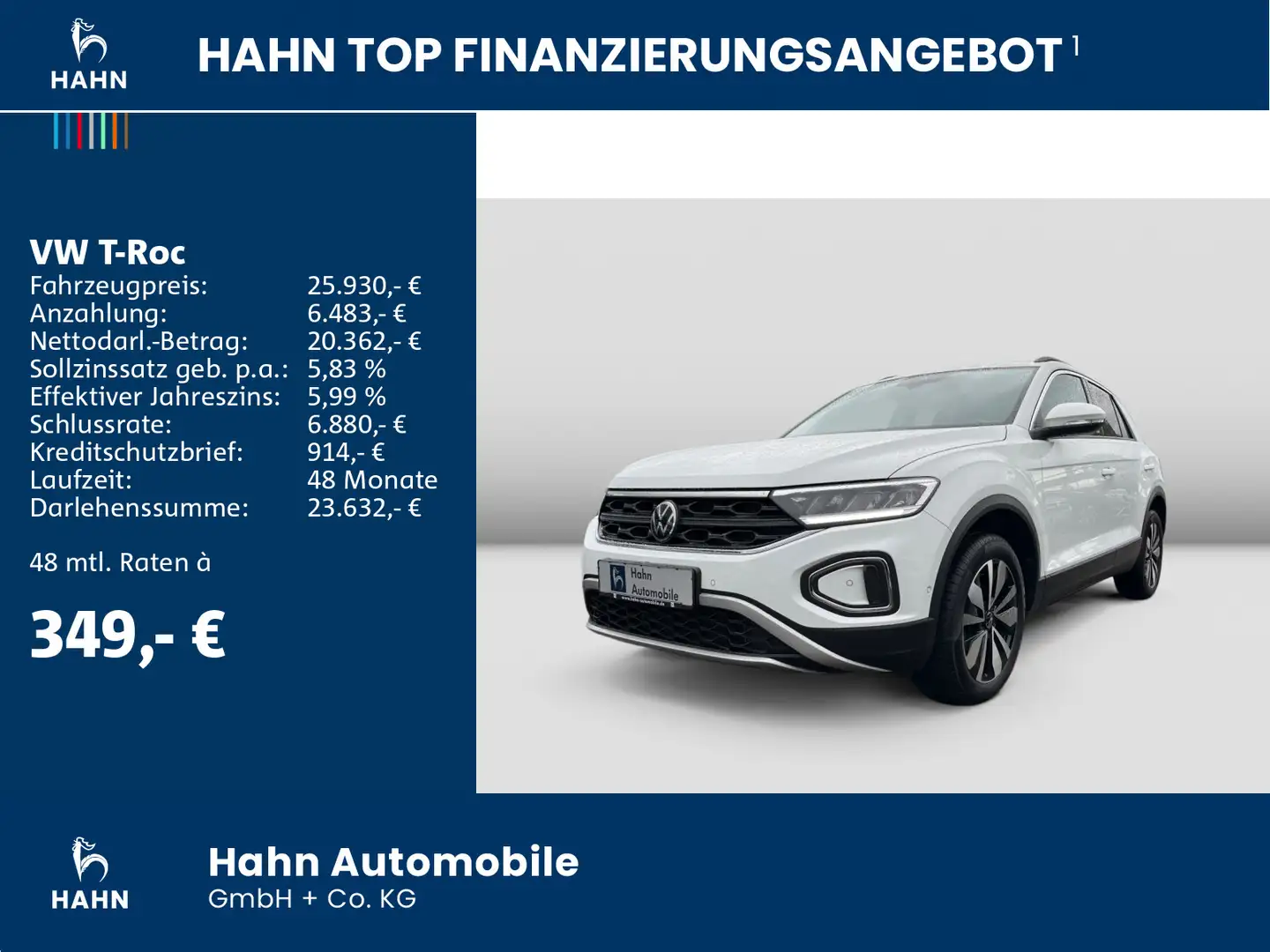 Volkswagen T-Roc 1.5 TSI Move AHK Climatr Navi LED Kamera Weiß - 2