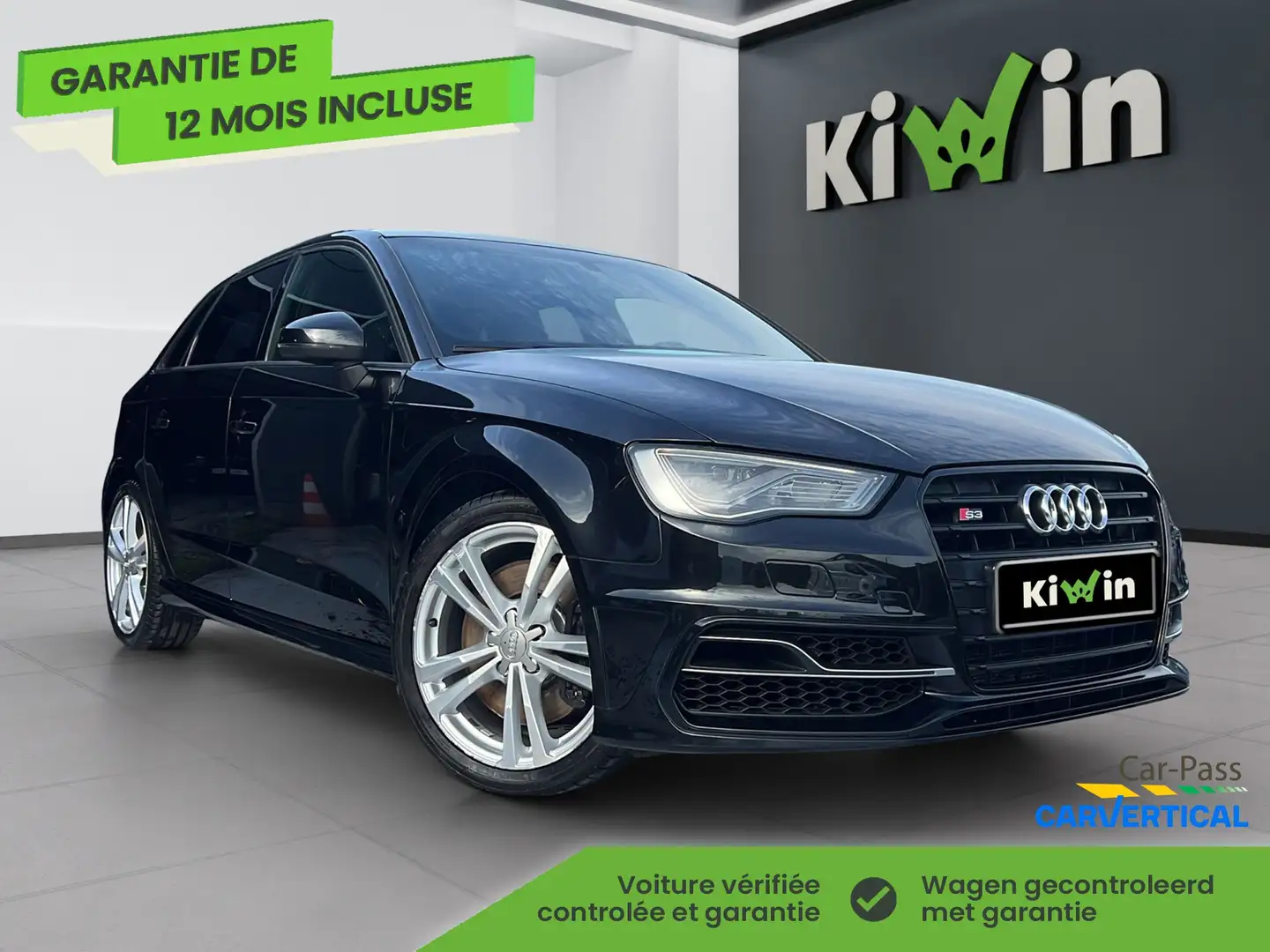 Audi S3 Sportback 2.0TFSI Quattro Zwart - 1