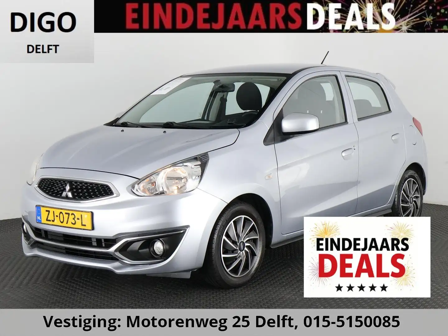 Mitsubishi Space Star 1.0 Cool+COMFORT PACK 1e EIG AIRCO. CPV. ELEKTR.RA Grau - 1