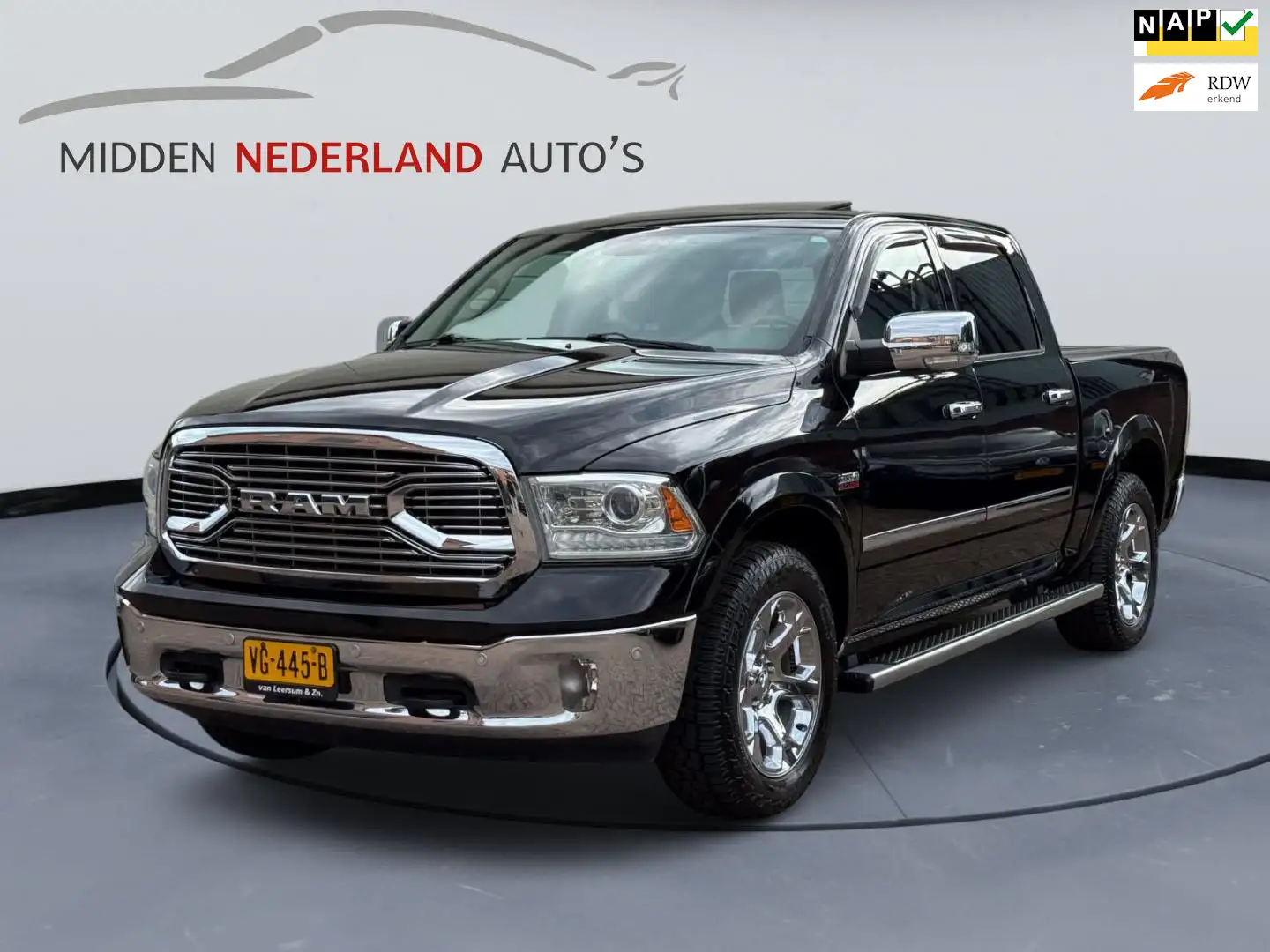 Dodge RAM 1500 5.7 V8 Crew Cab 6'4 * LARAMIE * LPG G3 * PRIN Noir - 1