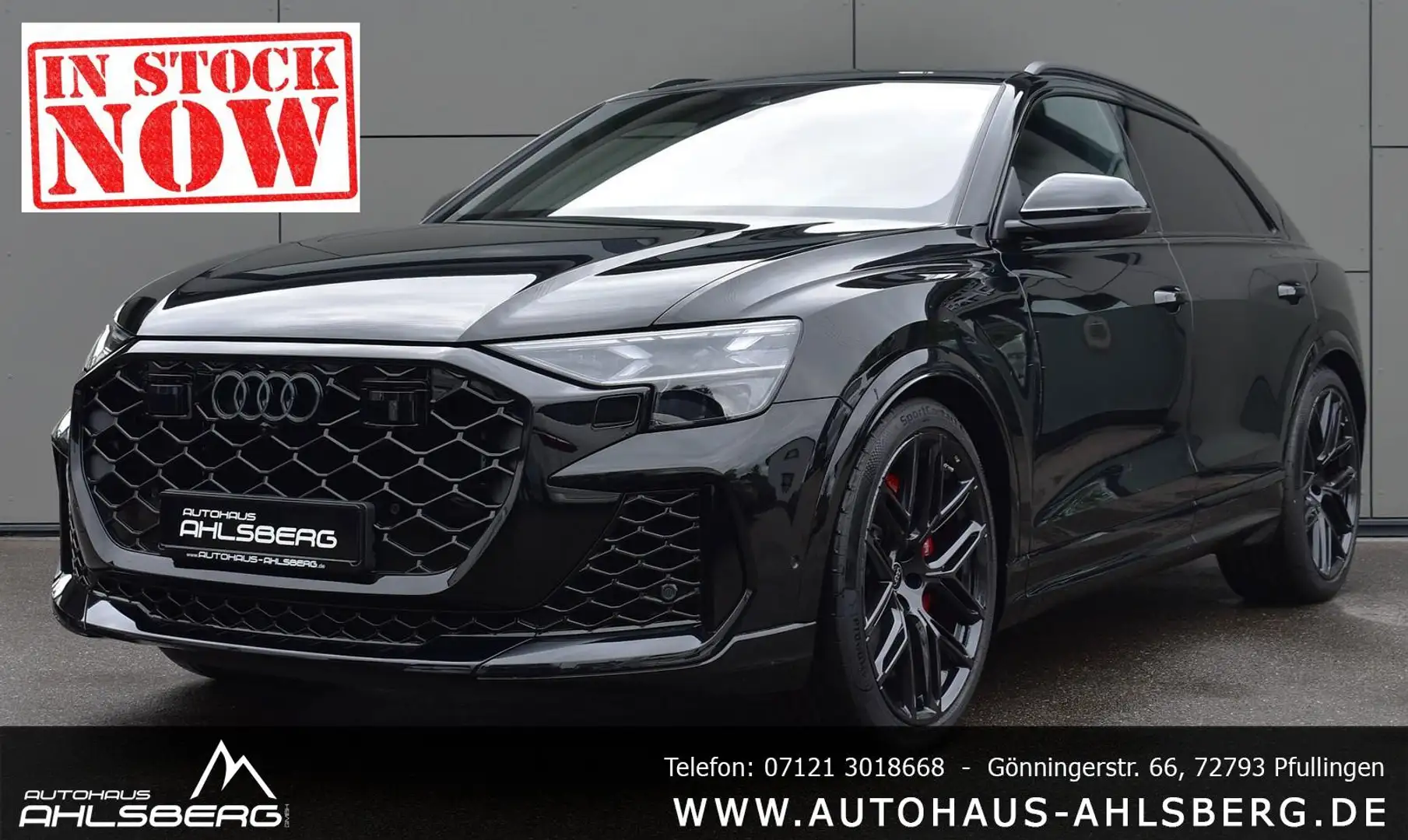 Audi RS Q8 RSQ8 /NEW MOD./SAGA/MASSA/HUD/AHK 23ZOLL Schwarz - 1